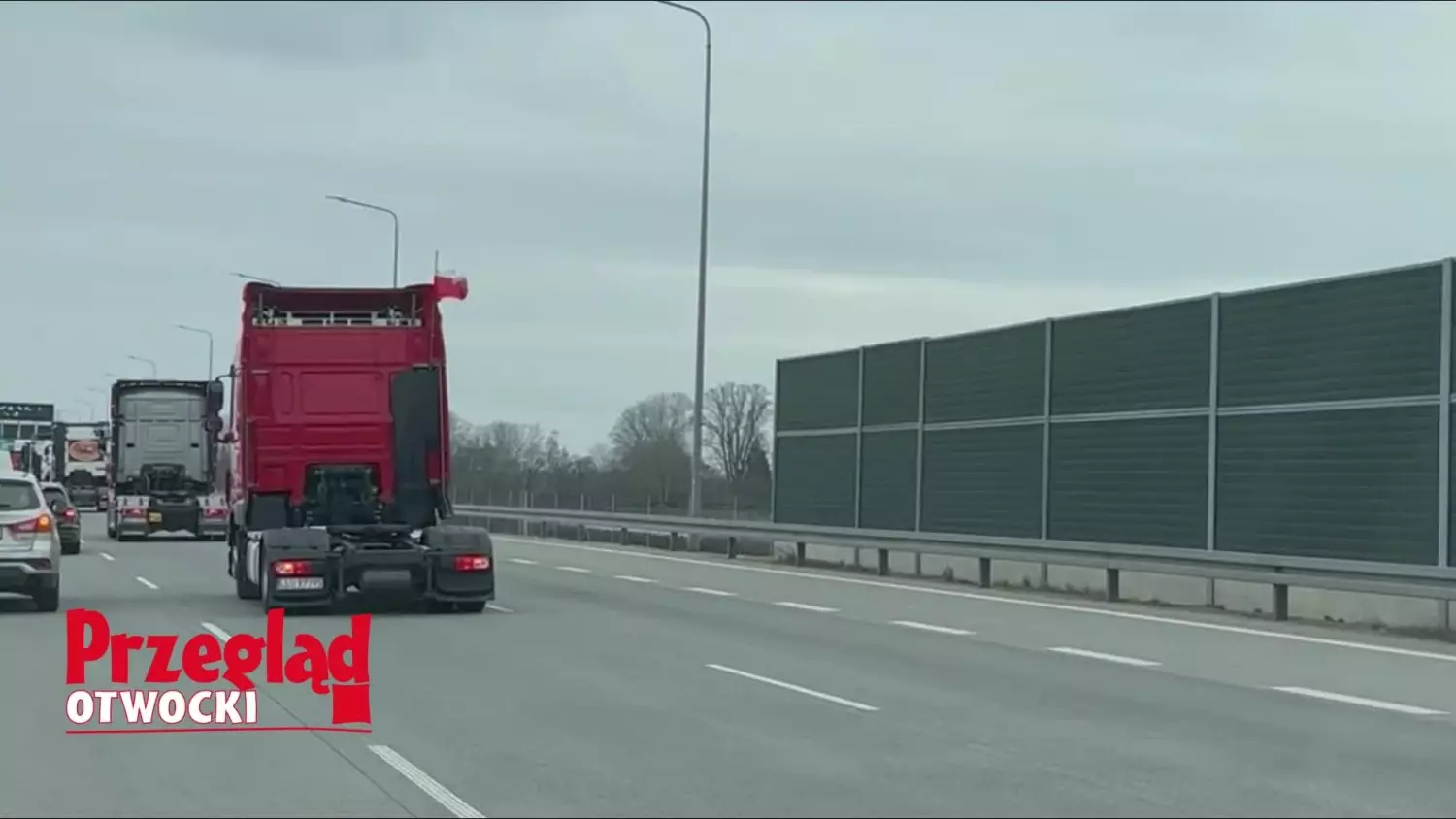 Protest branży transportowej